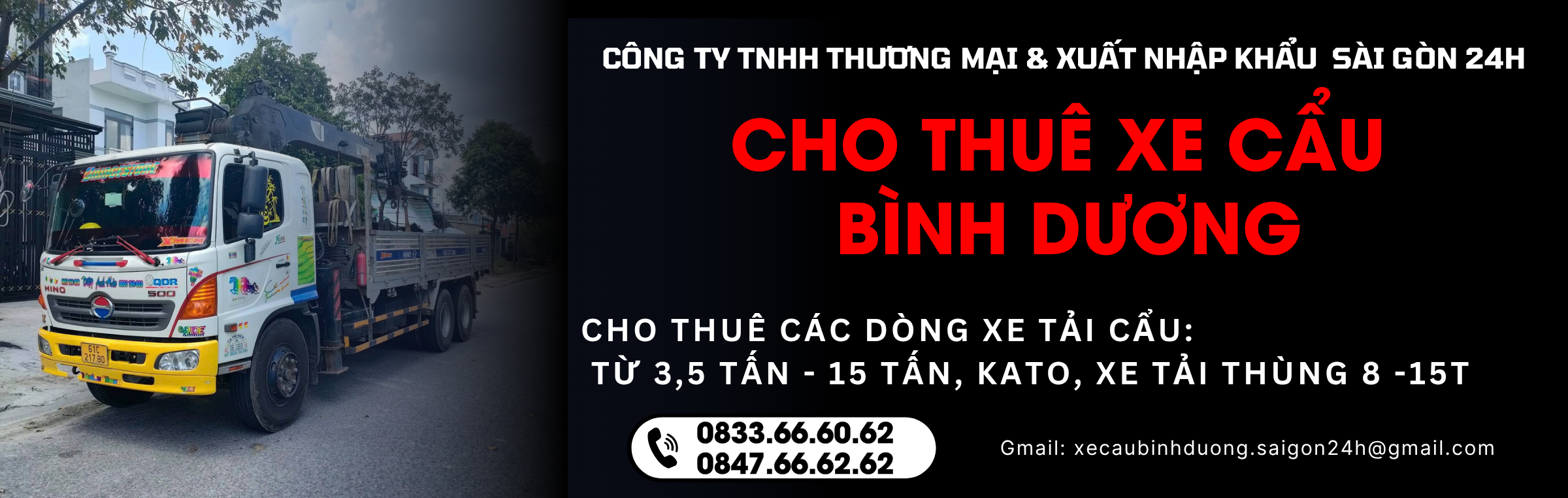 CHO THUÊ XE CẨU BÌNH DƯƠNG CHO THUÊ XE CẨU BÌNH DƯƠNG